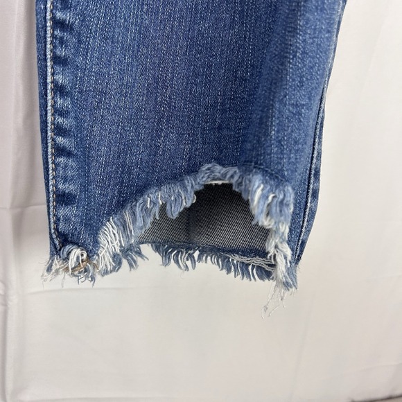 Torrid Premium Women's Jegging Jeans Blue 16R Distressed Crop 26"‎ Inseam - Picture 10 of 16
